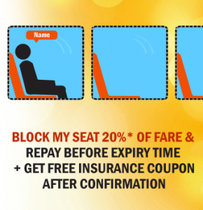 Just pay 20% To Book Bus Ticket
