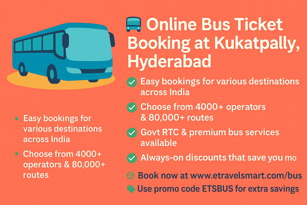 Online Bus Ticket Booking at  Hyderabad with eTravelSmart