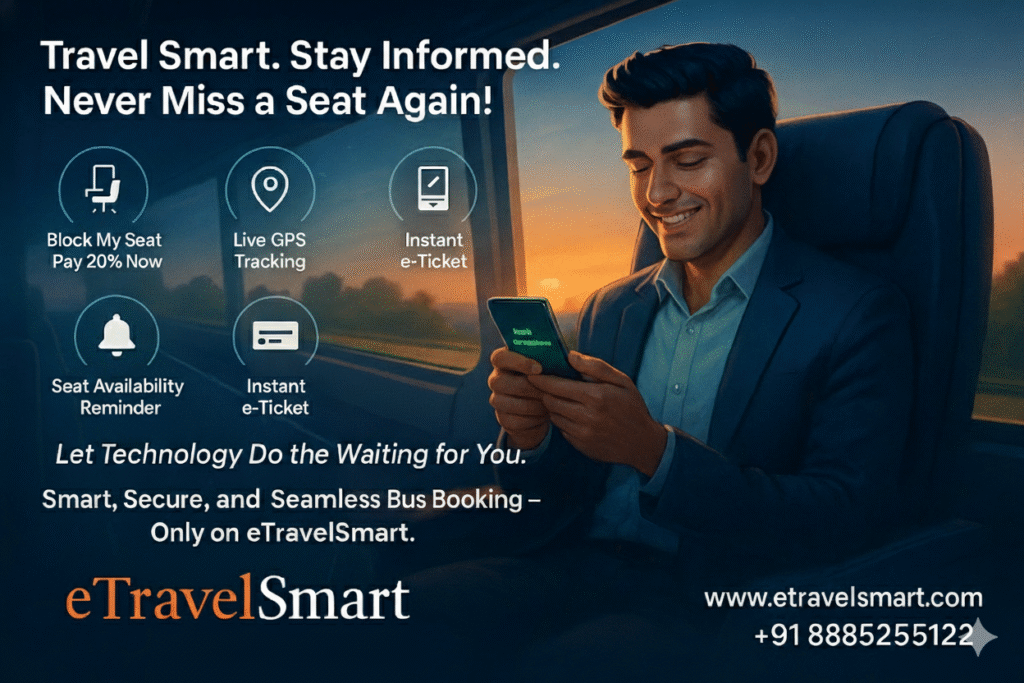 Travel Smart. Stay Informed. Never miss a seat again !
