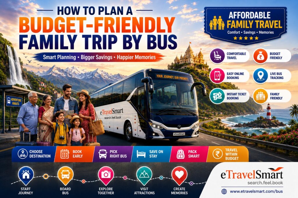 How to plan a budget friendly family trip by bus