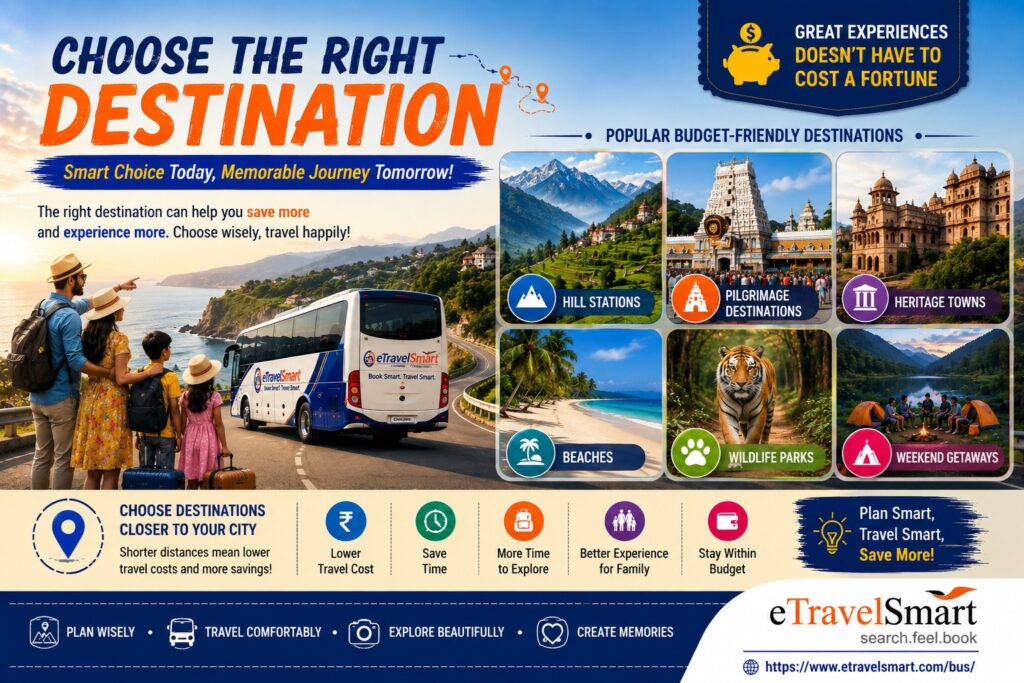 Choose the right destination
Smart choice today, memorable journey tommorow