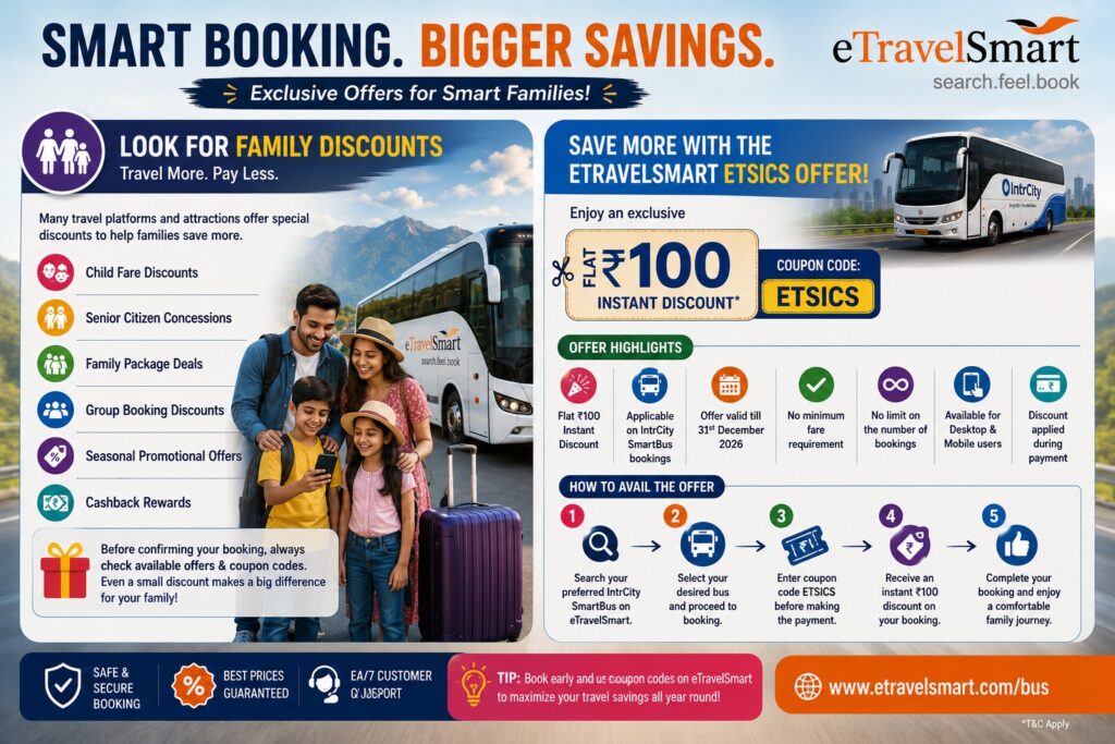 Look for family discounts.
Save more with the Etravel Smart ETSICS Offer !