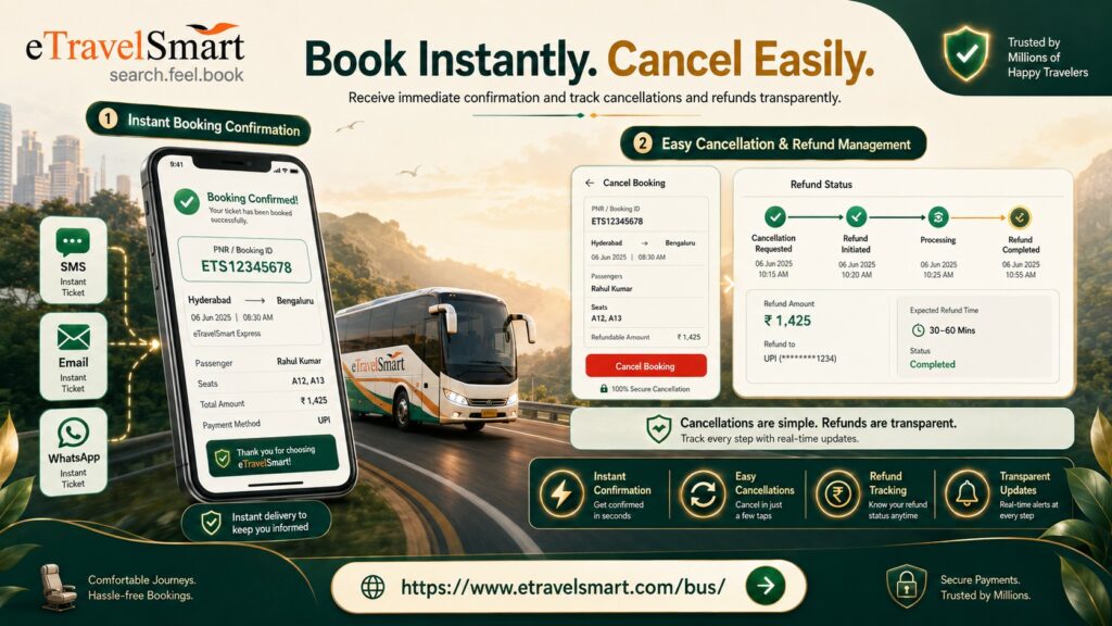Book Instantly. Cancel easily.