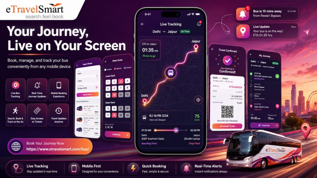 Your journey, live on your screen