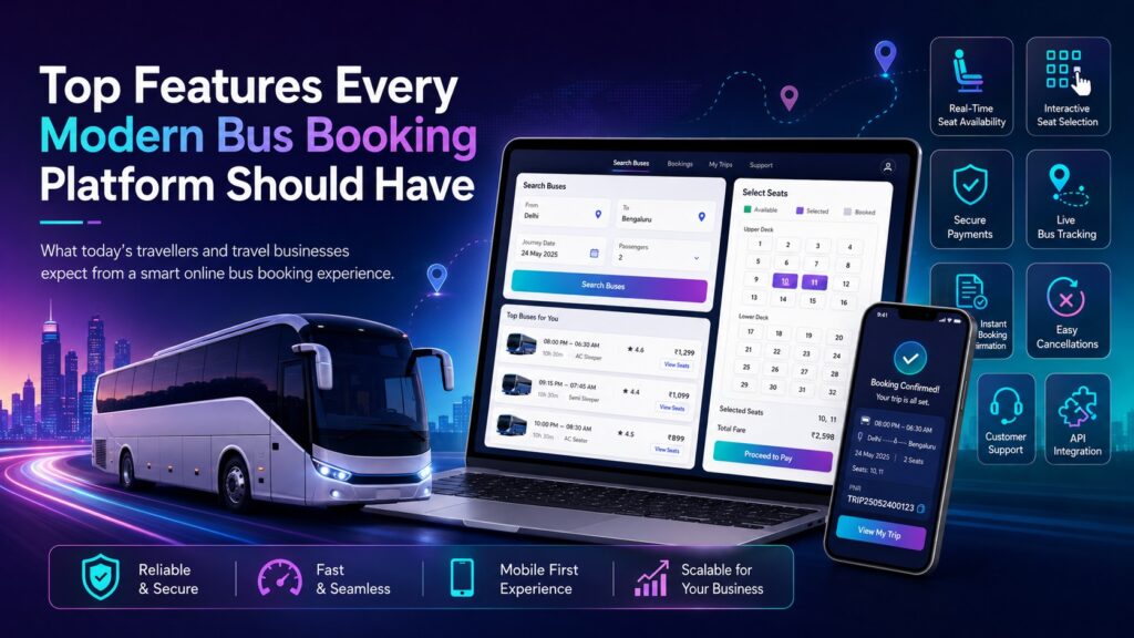 Top features every Modern Bus Booking Platform should have