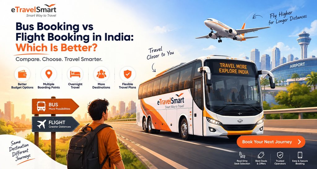 bus booking vs flight booking